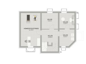 Plan Keller von Gelbsilberweg 1 Haus 2