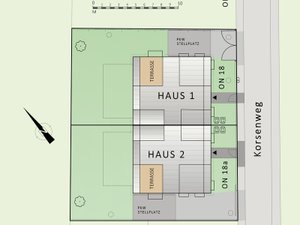 Lageplan von Korsenweg 18
