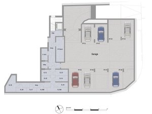 Plan Garage von Panethgasse 39
