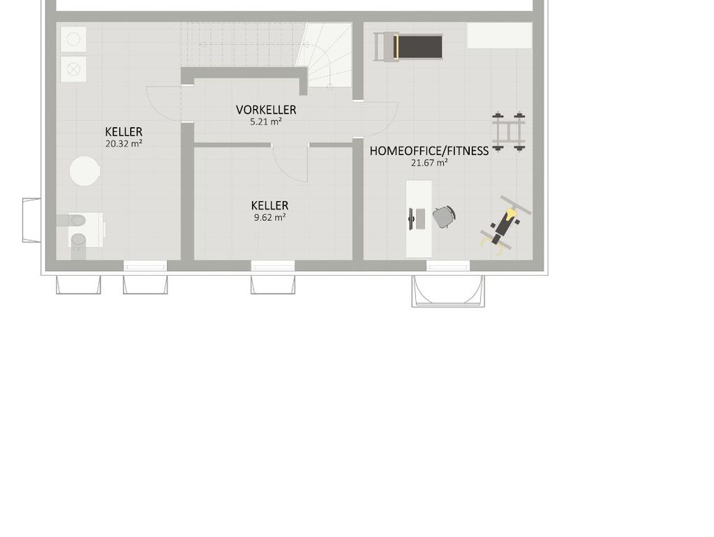 Plan Keller von Burgkmairgasse 54 Haus 4