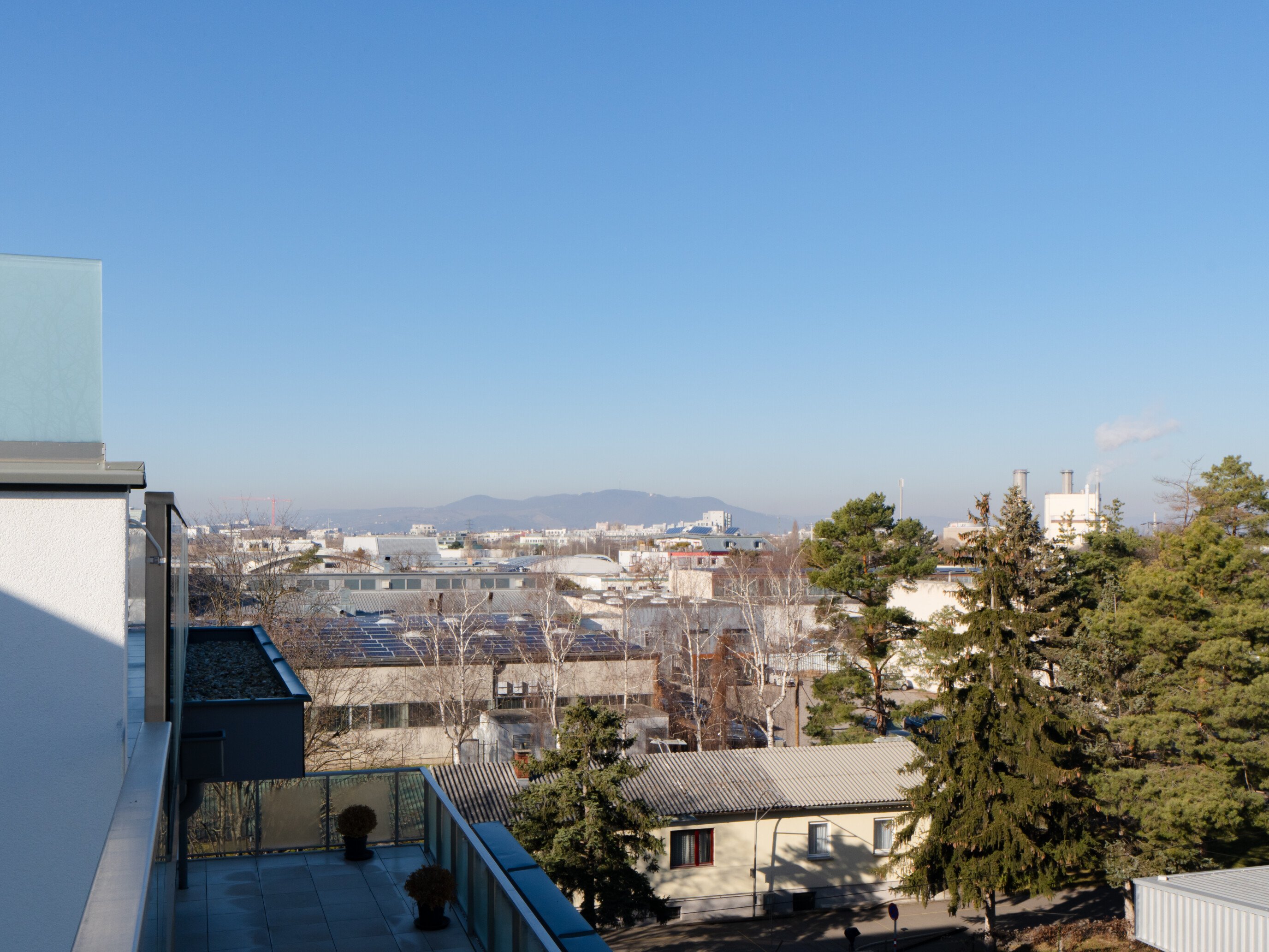 Ausblick von Balkon Pastorstraße 28
