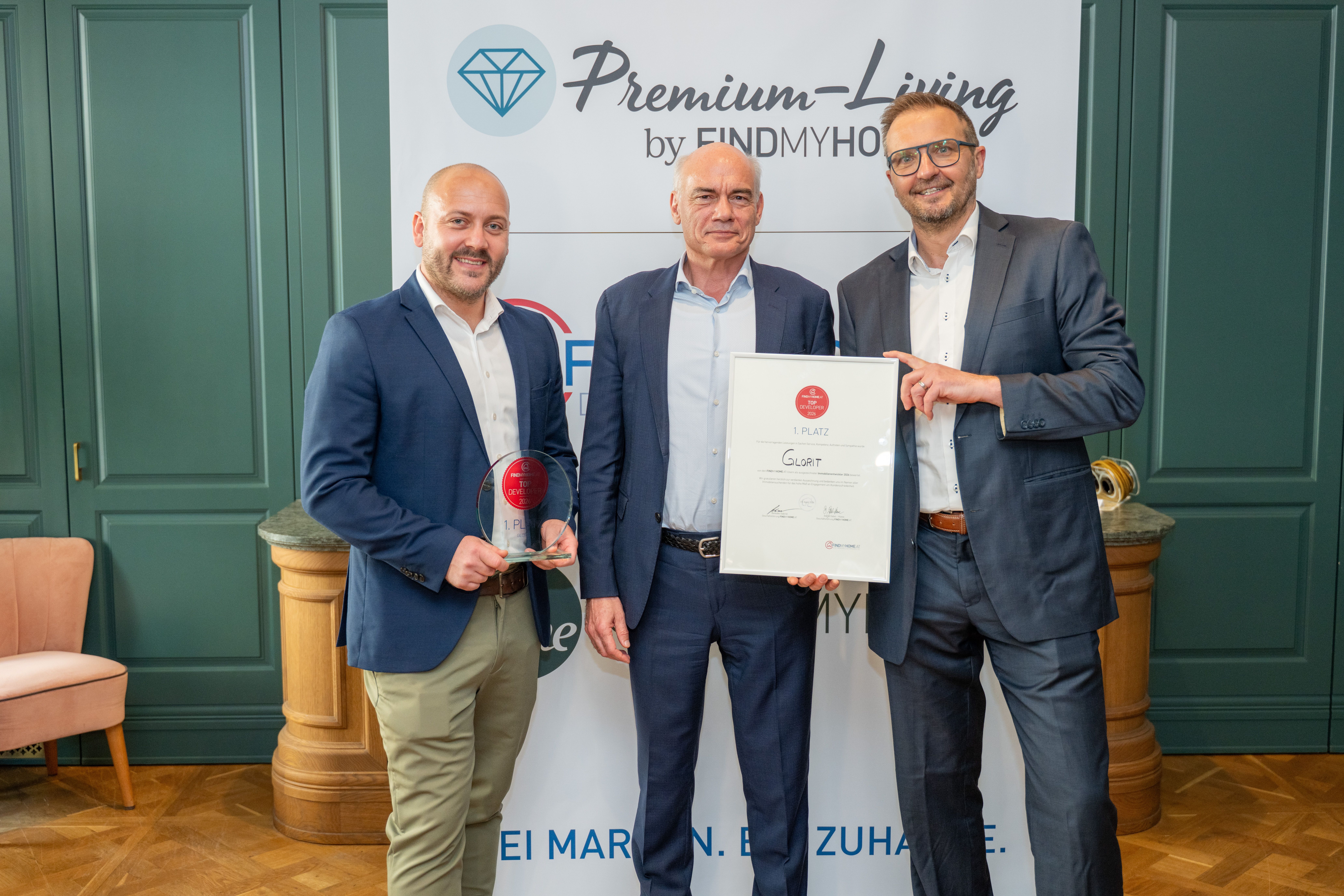Top Developer Award 2026 - Siegerfoto ©Leadersnet / V. Greabu
