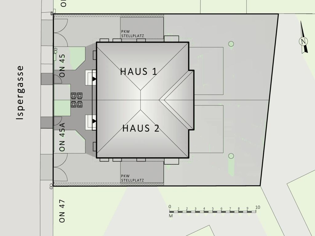 Lageplan von Ispergasse 45