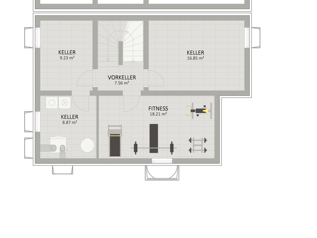 Plan Keller von Seeadlerweg 19 Haus 2
