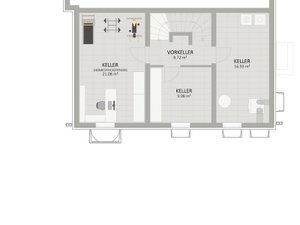 Plan Keller von Eibischweg 44 Haus 2