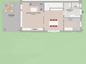 Plan Erdgeschoss von Fleischhackergasse 20-22 Haus 2