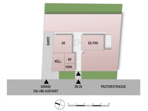 Lageplan von Pastorstraße 28 Top 11