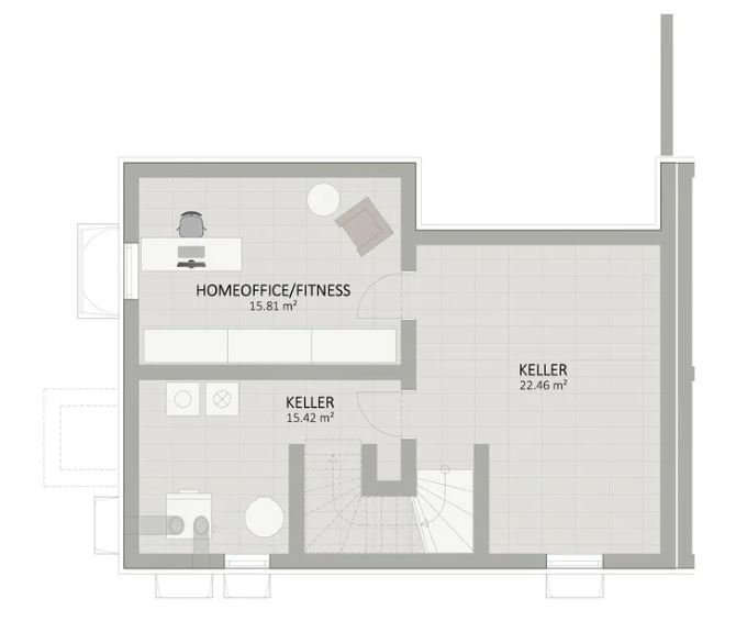 Plan Keller von Rittersporngasse 7-9 Haus 4