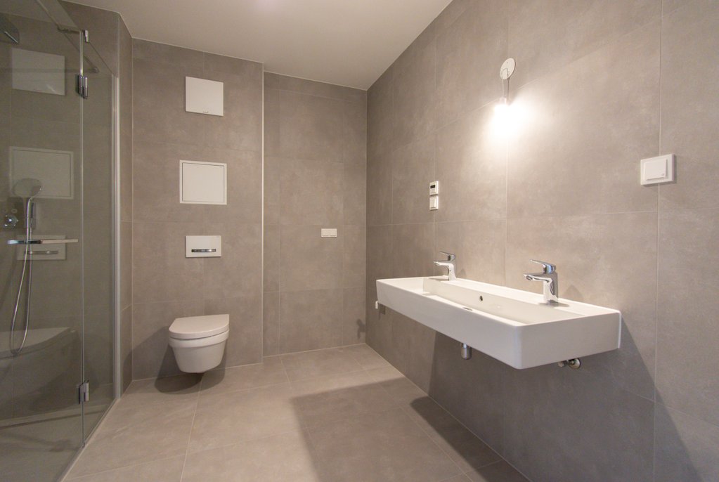 Badezimmer von Mühlhäufelweg 69 Top 4
