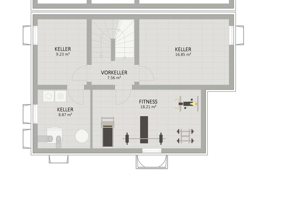 Plan Keller von Seeadlerweg 19 Haus 2