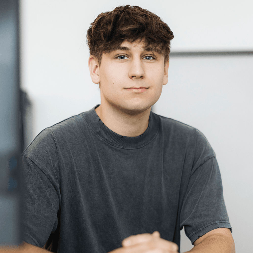Glorit Mitarbeiter Fabio Höllbacher