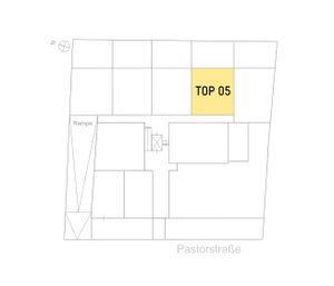 Lageplan von Pastorstraße 28 Top 5