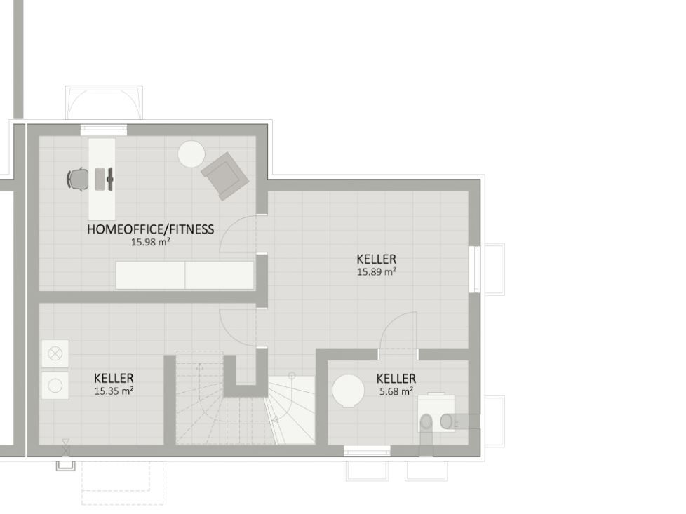 Plan Keller von Rittersporngasse 7-9 Haus 3