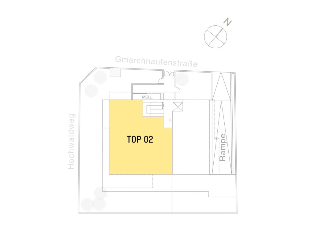 Lageplan von Gmarchhaufenstraße 6 Top 2