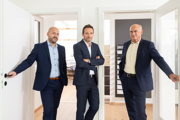Glorit Geschäftsführung Sattlegger, Kloihofer und Messar
