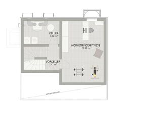 Plan Keller von Schoeppelgasse 4 Haus 1