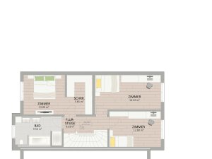 Plan Obergeschoss von Wacholderweg 16