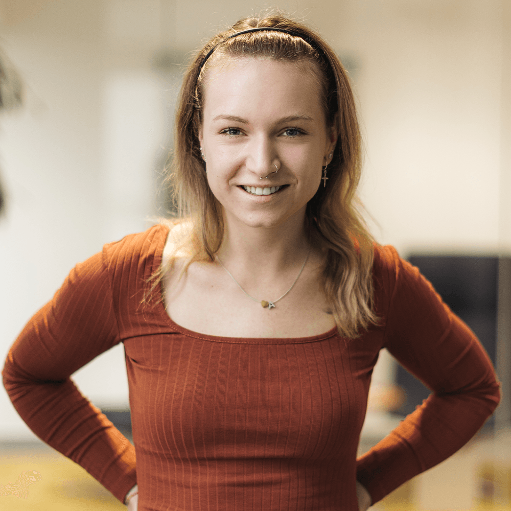 Glorit Mitarbeiterin Nina Pinsolitsch