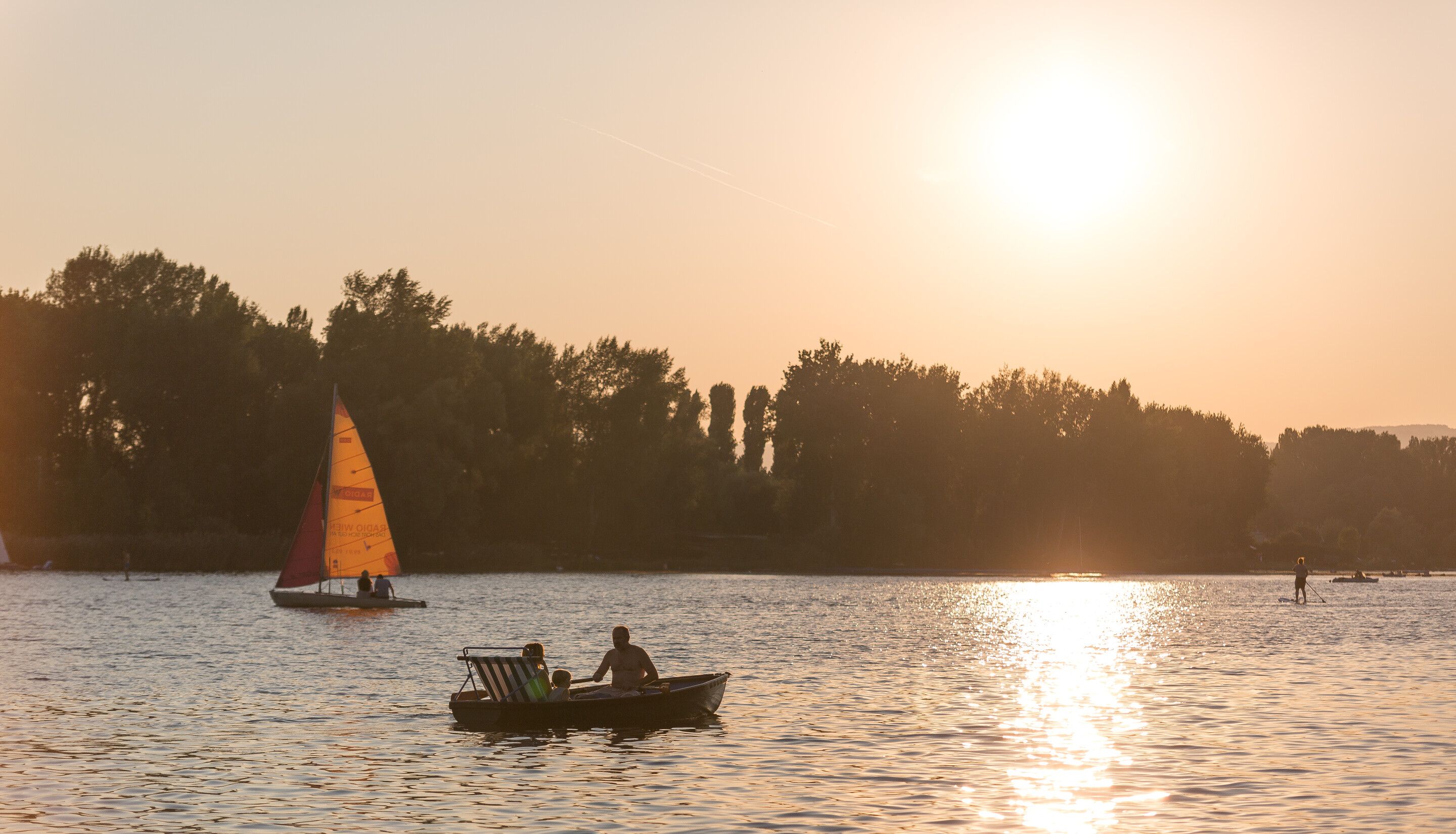 Aussicht auf die Alte Donau
