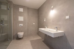 Badezimmer von Mühlhäufelweg 69 Top 4