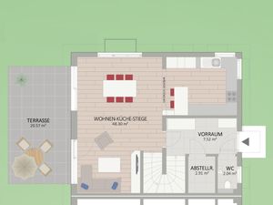 Plan Erdgeschoss von Königsteingasse 2