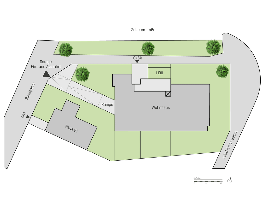 Lageplan von Rieglgasse 1 Top 4