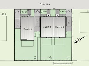 Lageplan von Rügenau 6A Haus 1