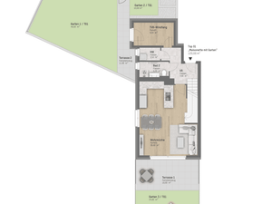 Wohnungsplan von Rieglgasse 1 Top 1