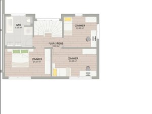 Plan Obergeschoss von Möllplatz 6 Haus 3