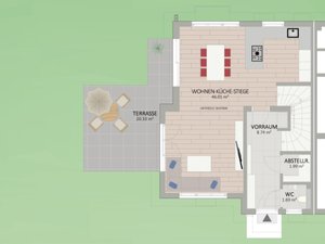 Plan Erdgeschoss von Birneckergasse 50