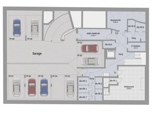 Plan Garage von Anton-Baumgartner-Straße 19 Top 8