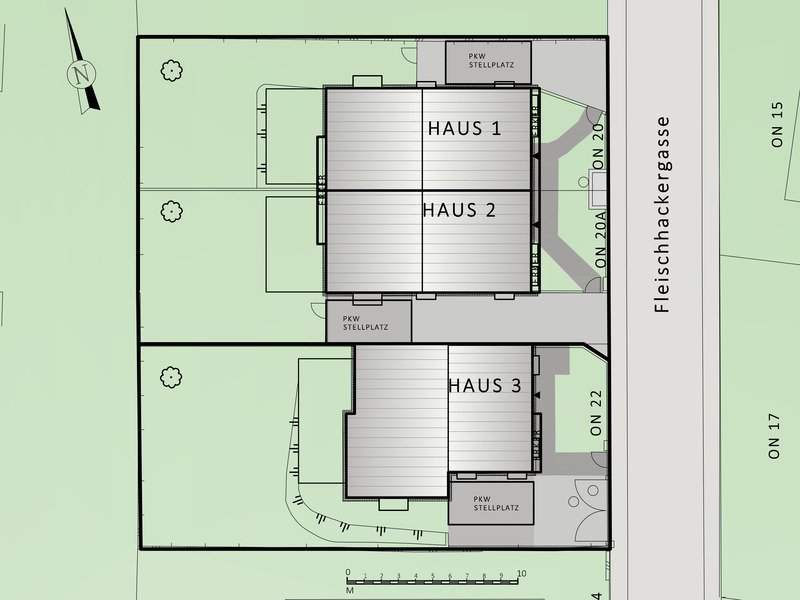 Lageplan von Fleischhackergasse 20-22 Haus 2