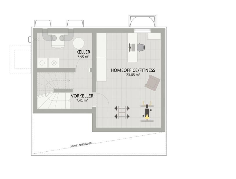 Plan Keller von Schoeppelgasse 4 Haus 1