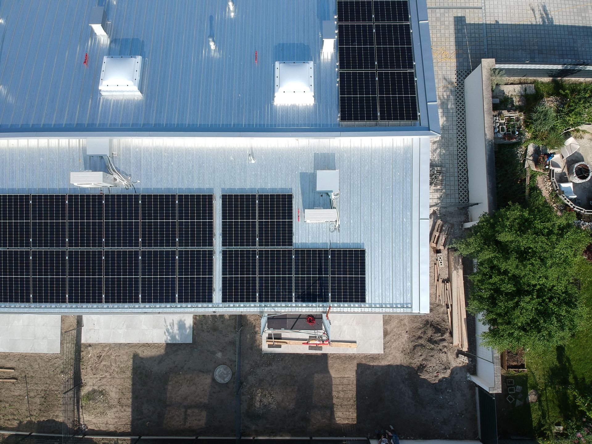 Photovoltaik Komplettpaket auf Glorit Häusern