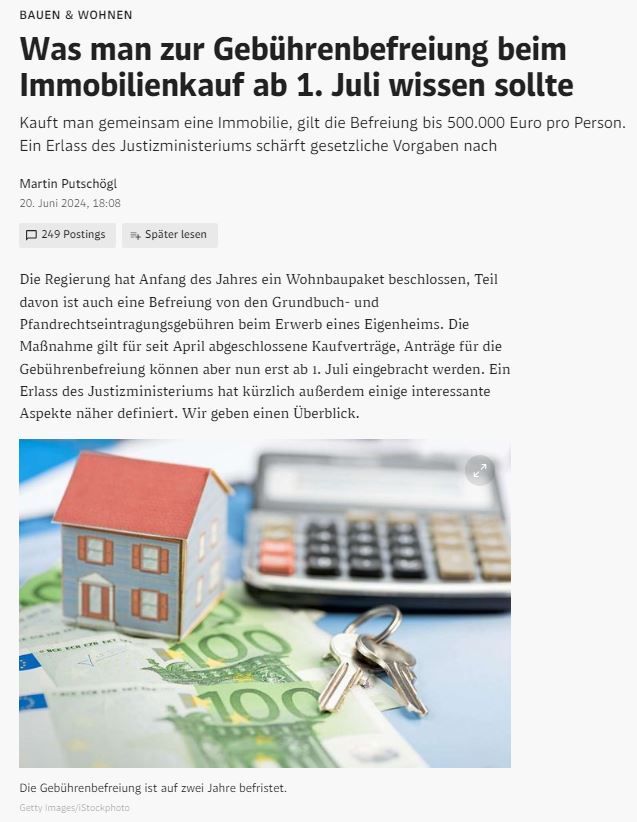 Thumbnail: Artikel von Der Standard