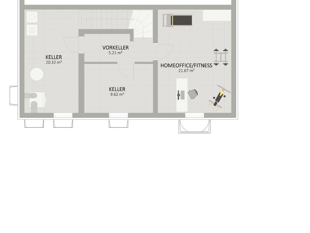 Plan Keller von Burgkmairgasse 54 Haus 4