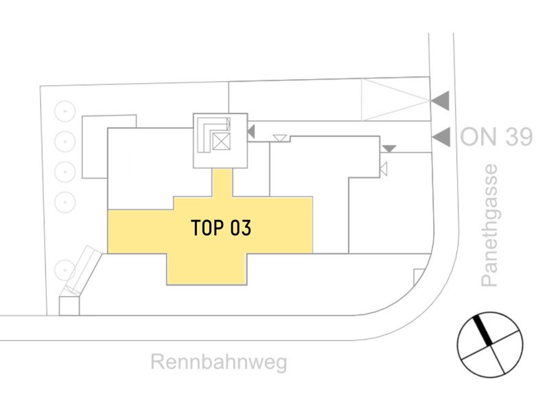 Lageplan von Panethgasse 39