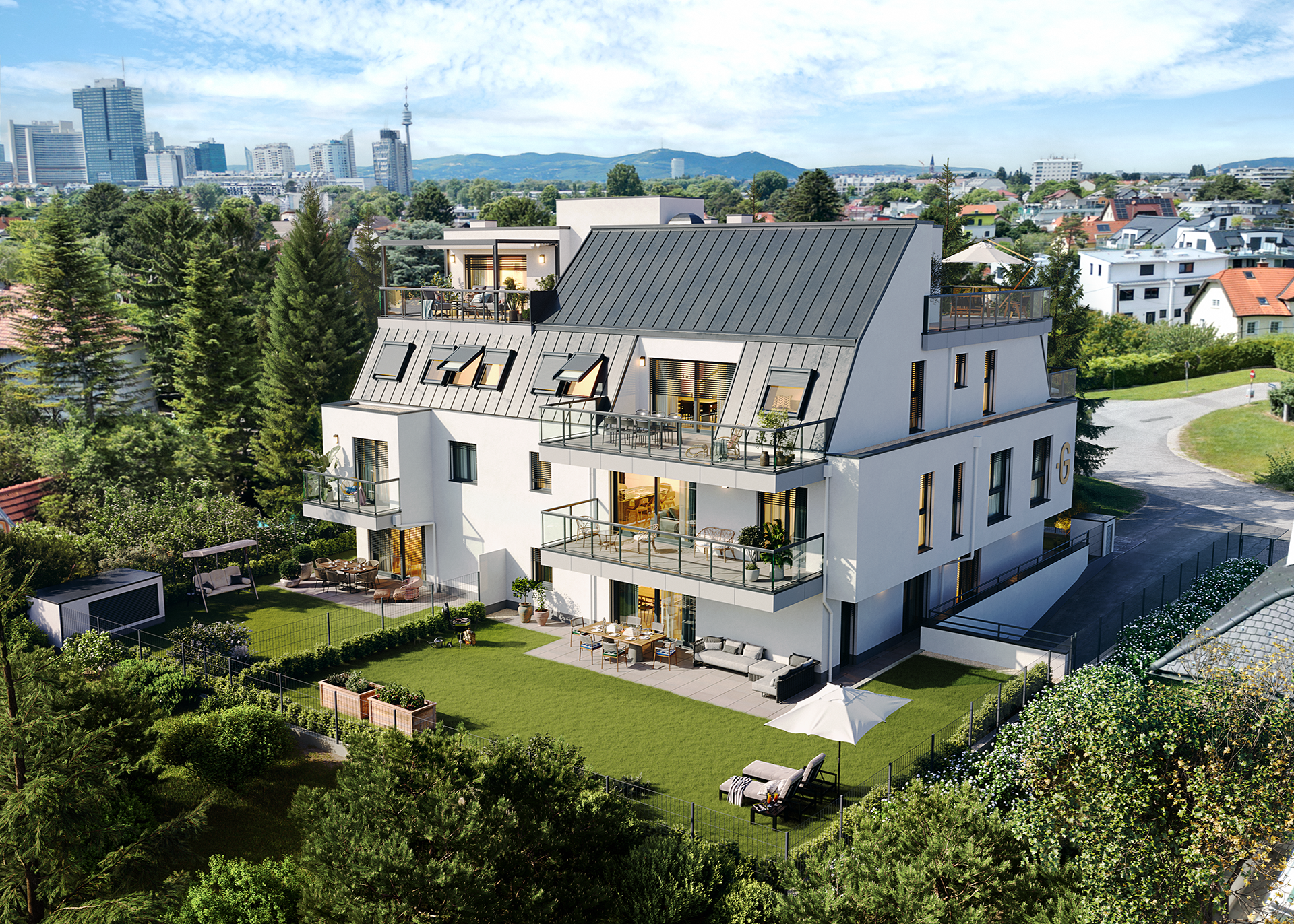 Visualisierung des Wohnbauprojektes Paulitschkegasse 2
