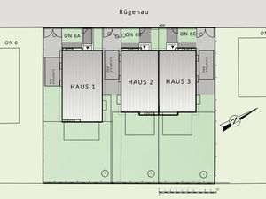 Lageplan von Rügenau 6A Haus 1