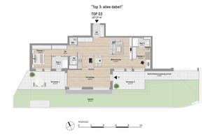 Wohnungsplan von Panethgasse 39 Top 3