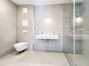 Badezimmer von Mühlhäufelweg 69 Top 1