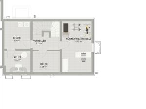 Plan Keller von Möllplatz 6 Haus 3