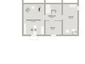 Plan Keller von Rittersporngasse 7-9 Haus 1