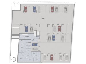 Plan Garage von Pastorstraße 28 Top 11
